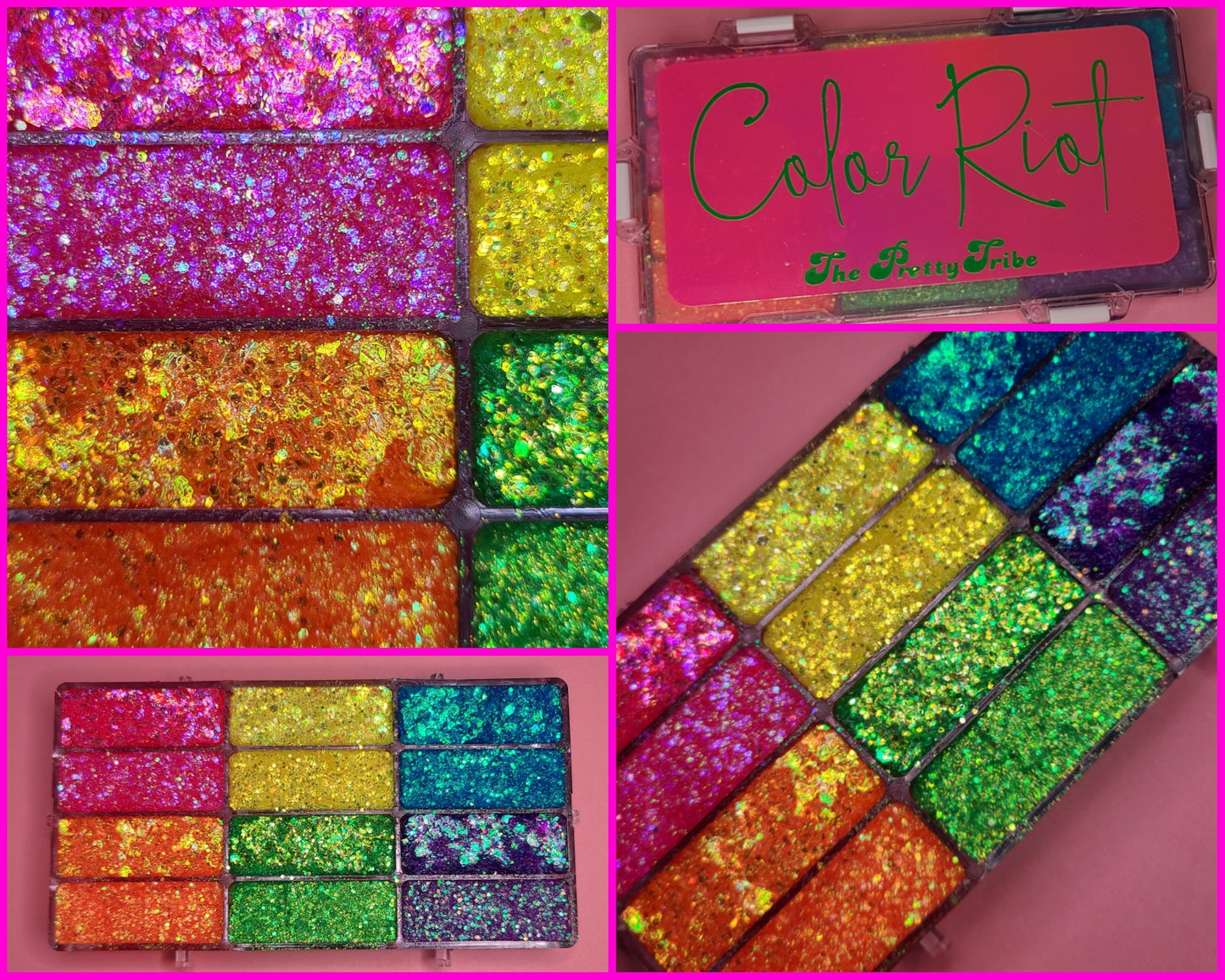 COLOR RIOT PRO PASTE GLITTER PALETTE