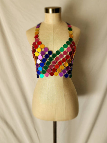 DYLAN METALLIC & RAINBOW DISC HARNESS